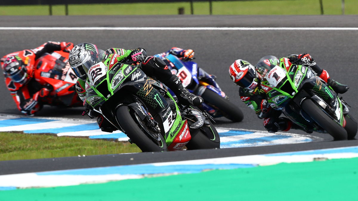 Alex Lowes - Kawasaki Racing Team, start